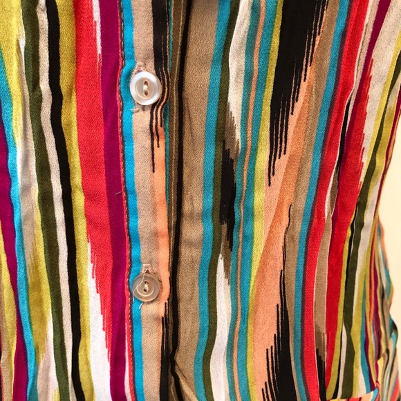 Multicolored, Ruffled Blouse - Picture 2 of 6